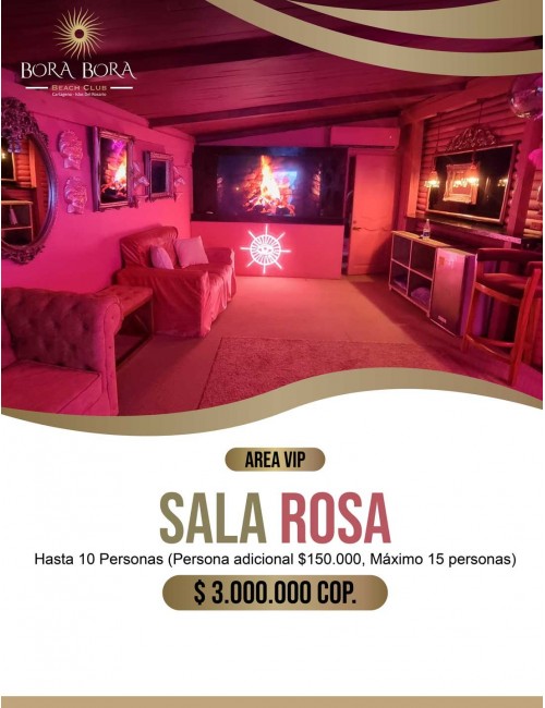 Área VIP Sala Rosa