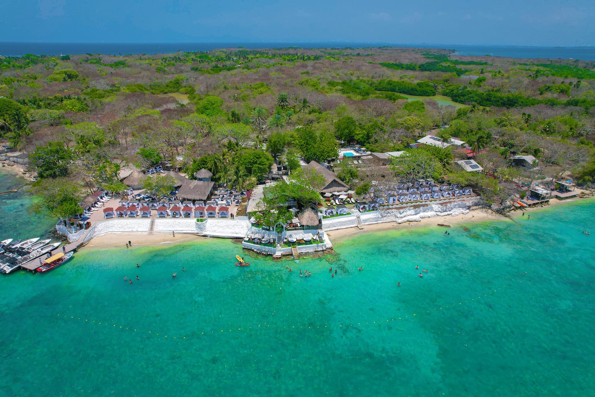 Playa en Islas del Rosario